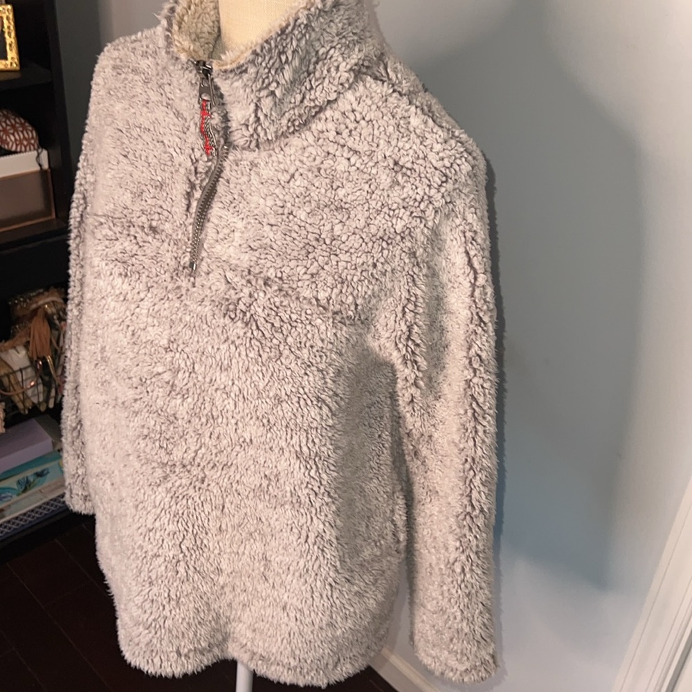 Workshop Republic 3/4 zip fleecy pullover - Picture 5 of 9